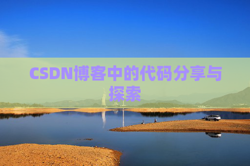 CSDN博客中的代码分享与探索 CSDN博客中的代码分享与探索
